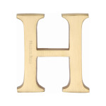 M Marcus Heritage Brass Letter H - Pin Fix 51mm